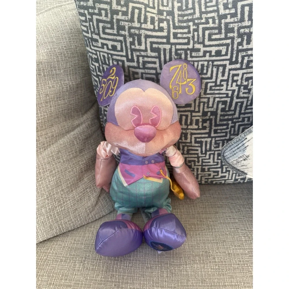 Disney The Main Attraction It's A Small World Mickey‎ Mouse Plush - 4/12 50th